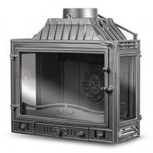 Каминная топка Kaw-Met (W4 Dual трехсторонняя)
