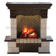 Портал Pierre Luxe под очаг Dimplex Cassette 400 дуб/темный дуб/венге