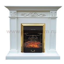 Портал Verona (белый дуб) под классический очаг Royal Flame