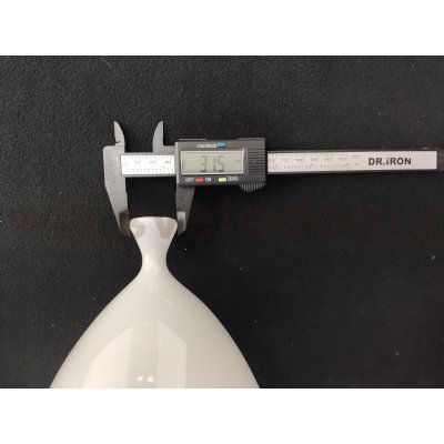 Плафон стекло белый матовый воздушный шарик Майтони