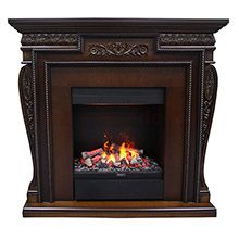 Портал Modena под очаг Dimplex Albany махагон коричневый антик