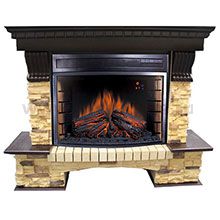 Портал Pierre Luxe сланец угловой под очаг Royal Flame Dioramic 25FX