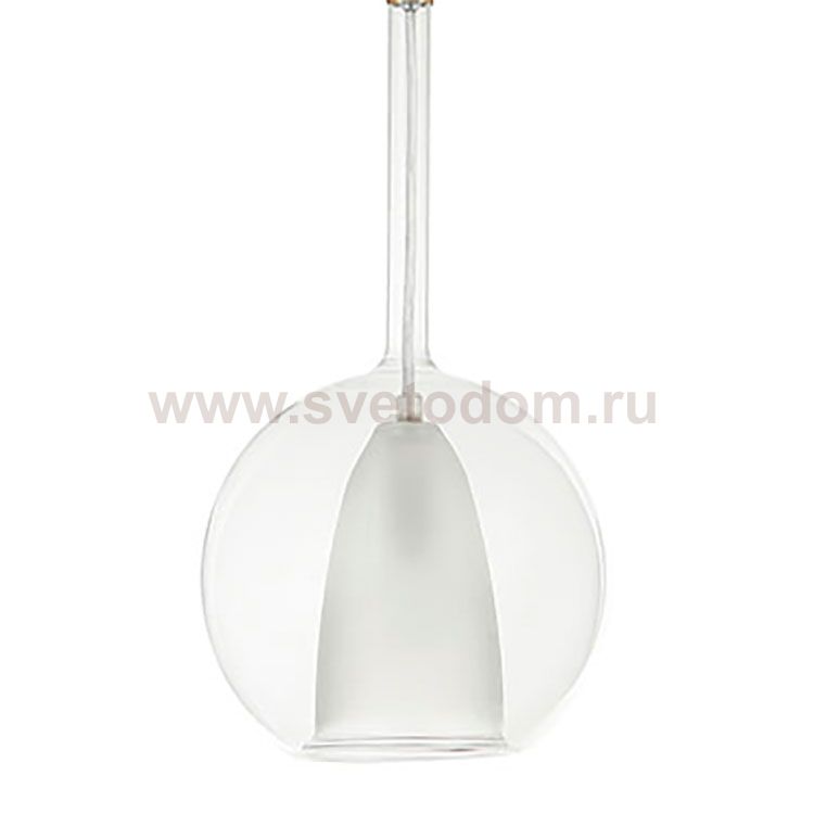 Плафон стекло двойное прозрачный+матовый малый 200*320мм для Arte Lamp A2720SP GALA