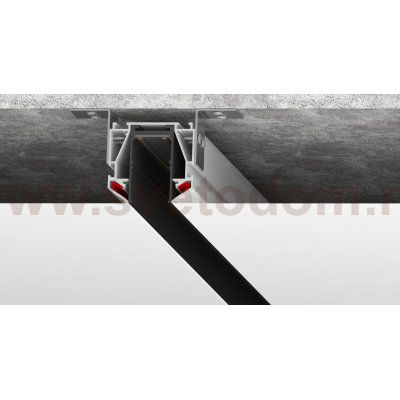 Закладной профиль Denkirs SMART PROFI для натяжного потолка 2м TR3044-AL