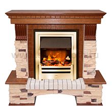 Портал Pierre Luxe угловой сланец (классика Opti-Myst и Optiflame) Dimplex