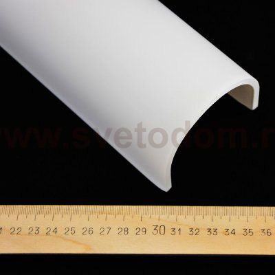 Плафон стекло белое матовое 445*80мм 3*Е14 Arte Lamp A5210AP-3 AQUA