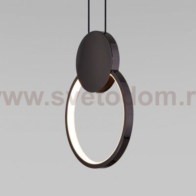 Подвесной светодиодный светильник Eurosvet 50217/1 LED черный жемчуг