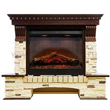 Портал Pierre Luxe угловой под очаг Dimplex Symphony DF2608EU сланец