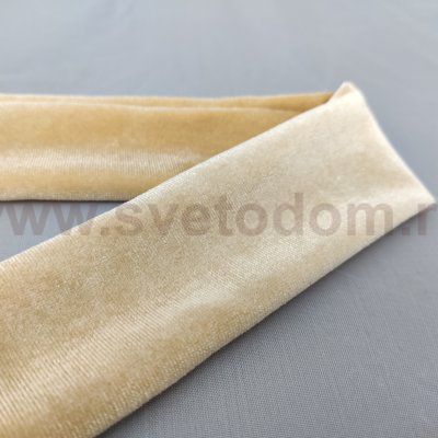 Чехол для люстры бархатный светло-бежевый 0,7м