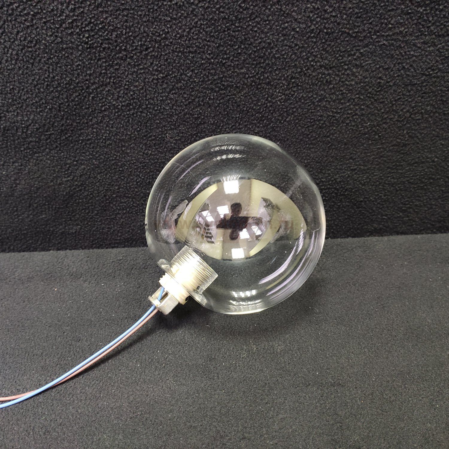 Плафон стекло прозрачное шар 80мм G9 с резьбой 20мм Lussole LSP-7000 BEAUMONT