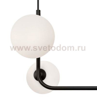 Плафон стеклянный эллипс матовый белый 140*85мм с резьбой G9 20мм Freya FR4005PL Perlina