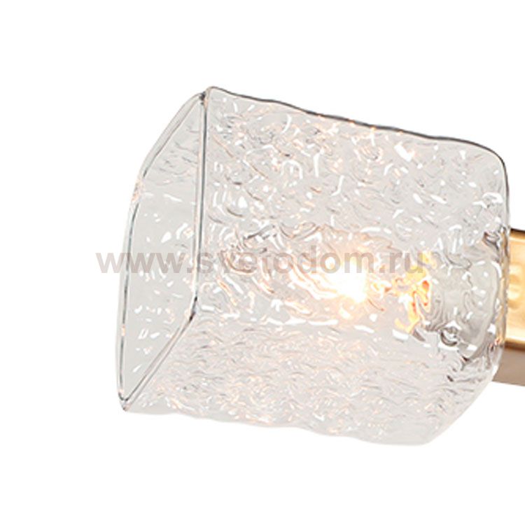 Плафон стекло с узором 120*90мм E14/27 (37мм посадка) Arte lamp A1547PL CHICAGO