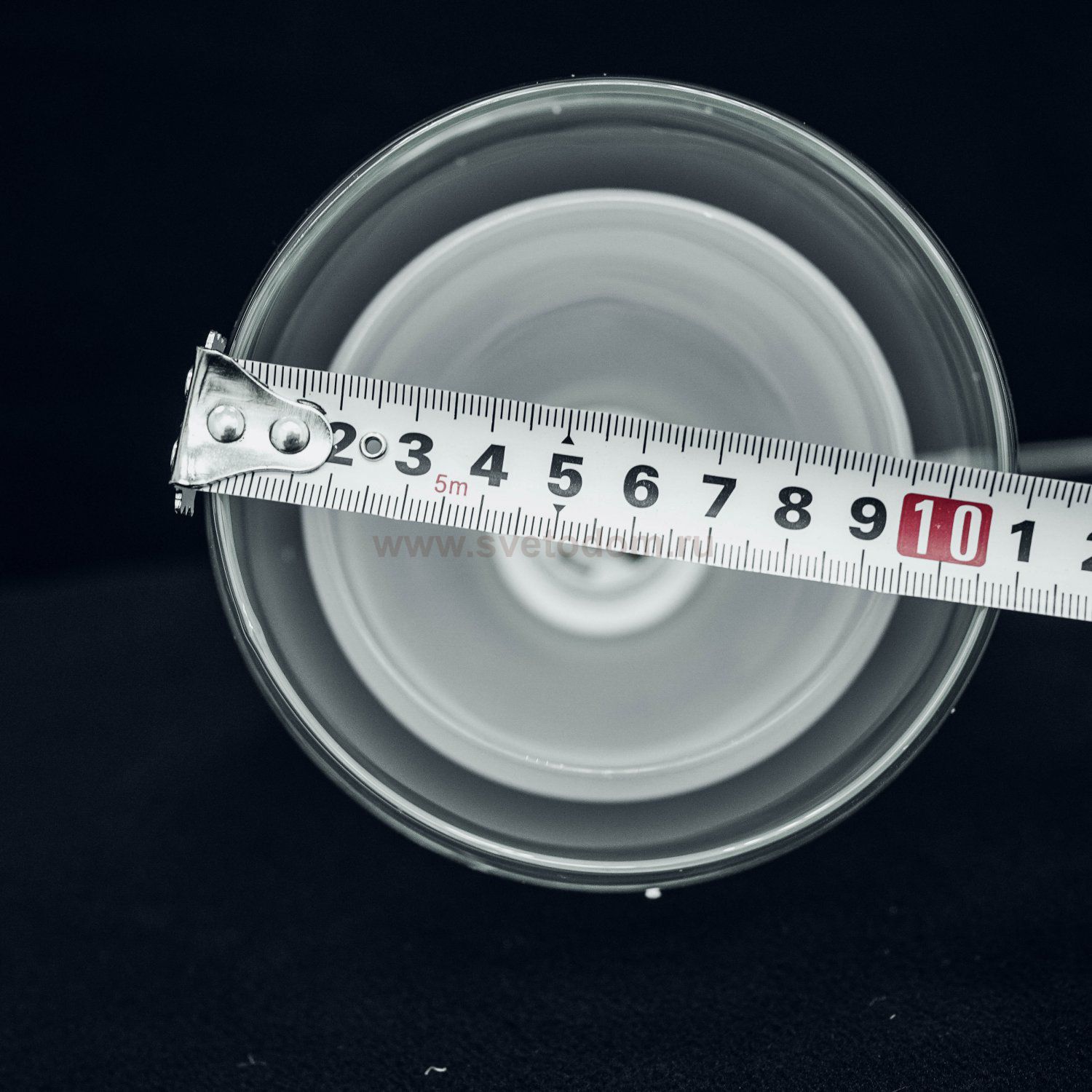 Плафон стекло двойное 120*175мм Е14 (32мм посадка) A7951SP CC BARRY белый + прозрачный