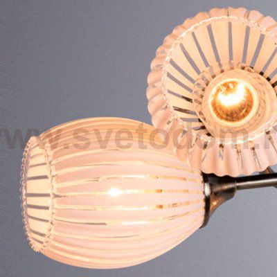 Плафон стекло полосатый 110*125мм E27 (37мм посадка) Arte lamp A2941PL ARYA