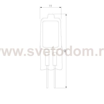 Лампа галогенная G4 220 В 35 Вт Elektrostandard
