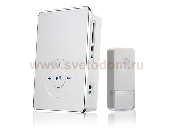 Звонок беспроводной Elektrostandard DBQ10M WL MP3 16M IP44 Белый