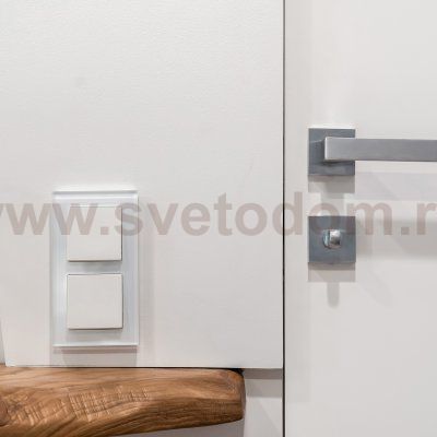 Выключатель одноклавишный проходной (белый) Werkel WL01-SW-1G-2W