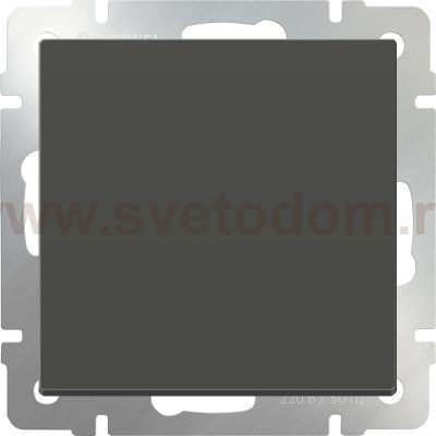 WL07-SW-1G/Выключатель одноклавишный  (серо-коричневый) Werkel WL07-SW-1G