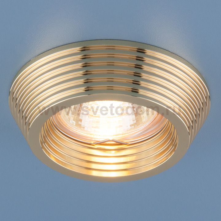 Точечный светильник Elektrostandard 6066 MR16 GD золото