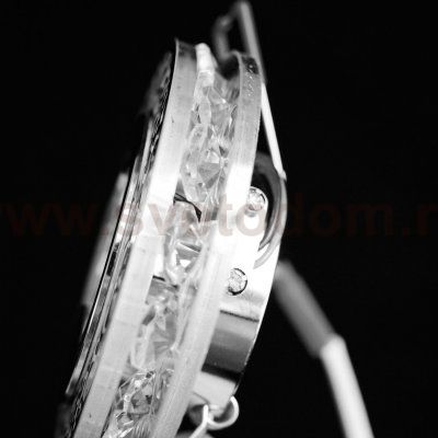 Точечный светодиодный светильник с хрусталем Elektrostandard 6034 MR16 CH/CL хром/прозрачный