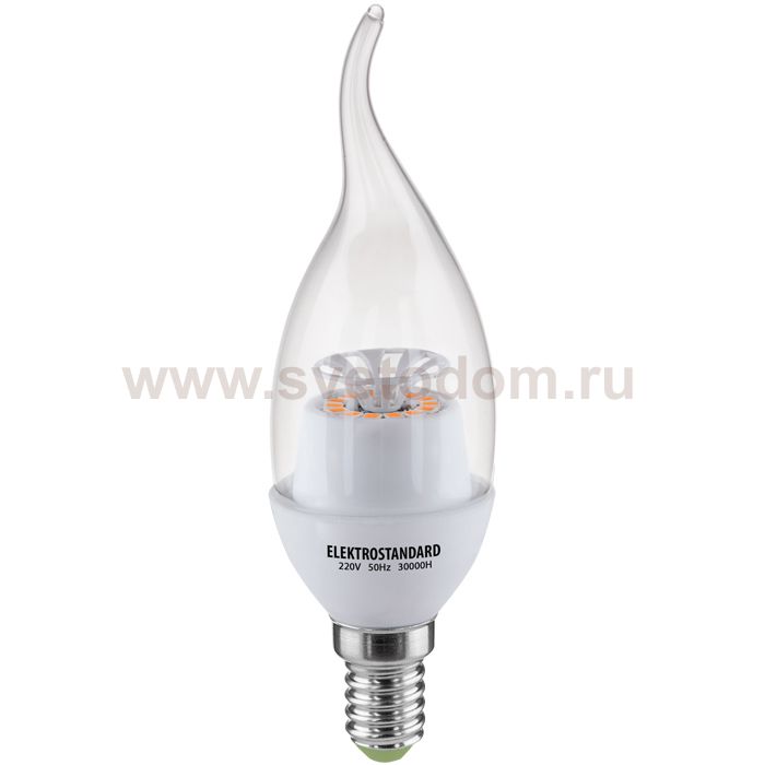 Свеча на ветру CR 14SMD 4W 3300K E14 Elektrostandard Лампа светодиодная
