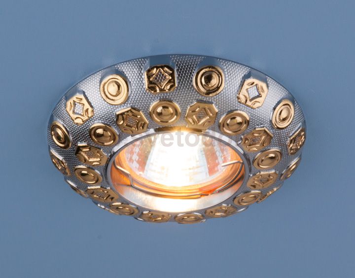 Точечный светильник Elektrostandard 7219 MR16 CHG хром/золото