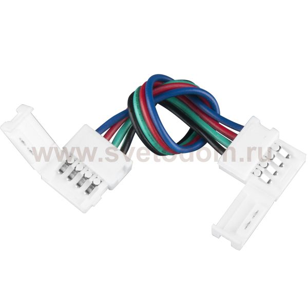 Аксессуары для светодиодной ленты Elektrostandard Коннектор для RGB светодиодной ленты гибкий двусторонний