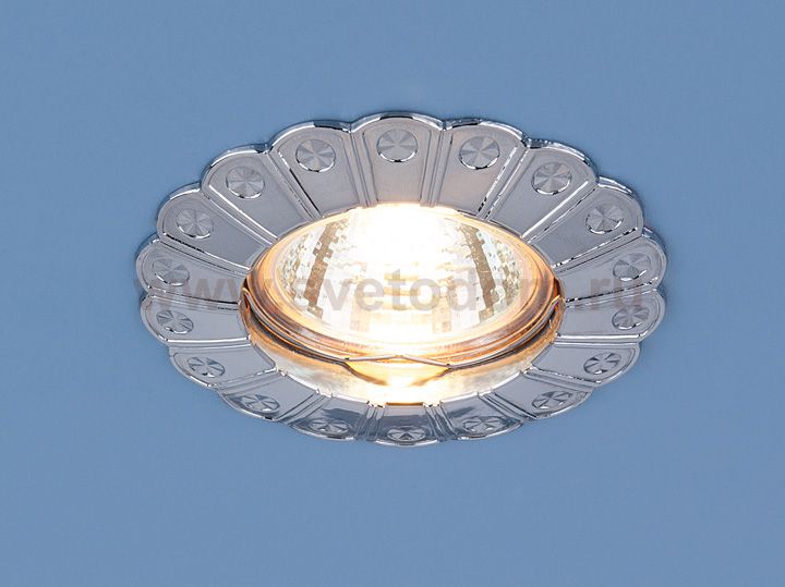 Точечный светильник для подвесных, натяжных и реечных потолков Elektrostandard 7201 хром (CH)