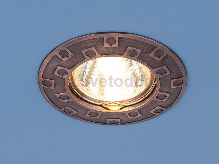 Точечный светильник для подвесных, натяжных и реечных потолков Elektrostandard 7202 медь (RAB)