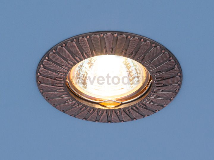 Точечный светильник для подвесных, натяжных и реечных потолков Elektrostandard 7203 медь (RAB)