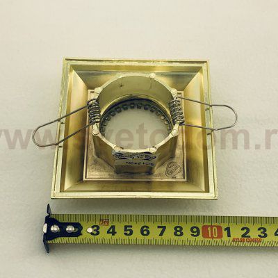 Точечный светильник для подвесных, натяжных и реечных потолков Elektrostandard 4102 золото (GD)