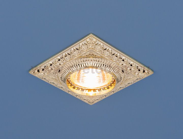 Точечный светильник для подвесных, натяжных и реечных потолков Elektrostandard 4104 золото (GD)