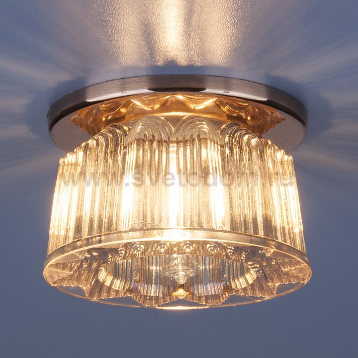 Точечный светильник Elektrostandard 496 G9 GD/GС золото/тонированный