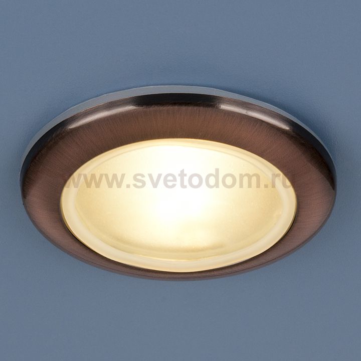 Влагозащищенный точечный светильник 1080 MR16 RAB медь Elektrostandard