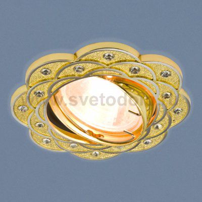 Точечный светильник Elektrostandard 8006 MR16 GD/N золото/никель