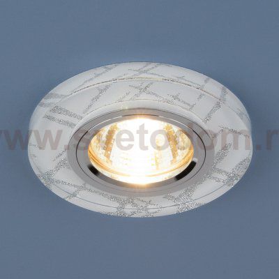 Точечный светильник светодиодный 8371 MR16 WH/SL белый/серебро Elektrostandard