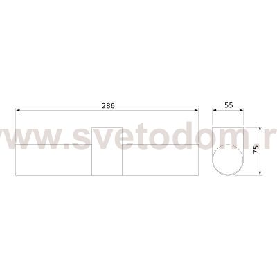 Настенный светильник Round 2 х 42W 1242 AL14 хром Elektrostandard