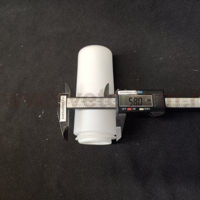 Плафон стекло матовое белое 60*140мм Евро 1242 Round