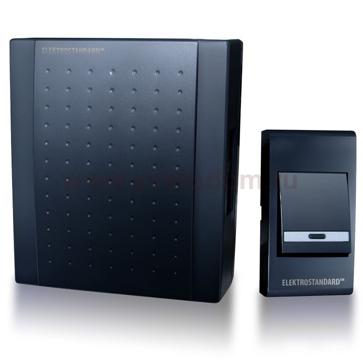 Звонок электромеханический DBQ16 WM 1M IP44 черный Elektrostandard