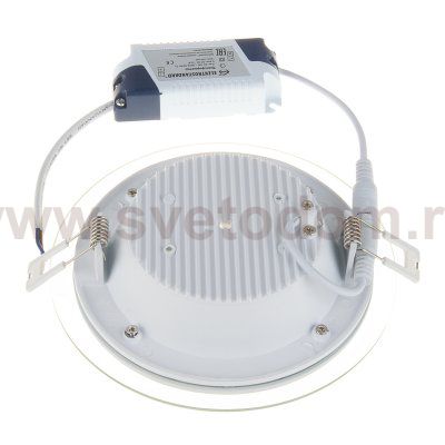 Встраиваемый потолочный светодиодный светильник Elektrostandard DLKR160 12W 4200K белый