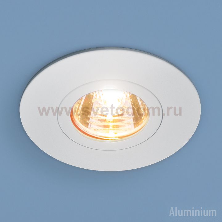 Алюминиевый точечный светильник 2100 MR16 WH белый Elektrostandard