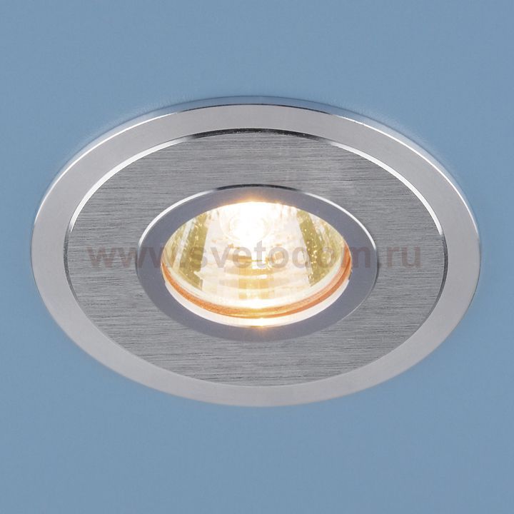 Алюминиевый точечный светильник Elektrostandard 2016 MR16 SCH сатин хром