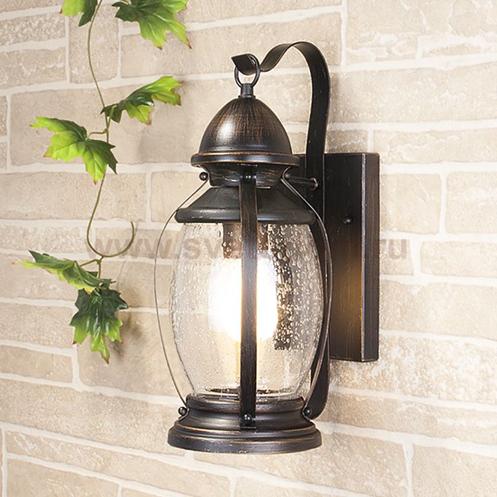 Светильник уличный настенный Elektrostandard Antares D (GLXT-1474D) черное золото