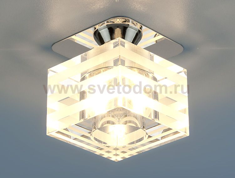 Точечный светильник Elektrostandard 8250 CH/WH (хром / белый)