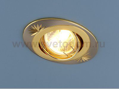 Точечный светильник Elektrostandard 856A CF SN/G (сатин никель/золото)