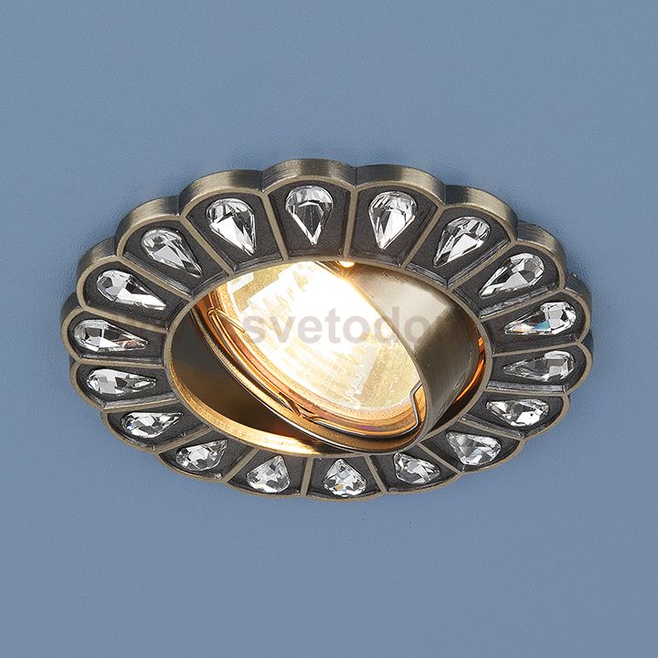 Точечный светильник Elektrostandard 120078 MR16 SB бронза