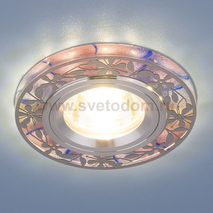 Точечный светодиодный светильник Elektrostandard 8096 MR16 PK розовый