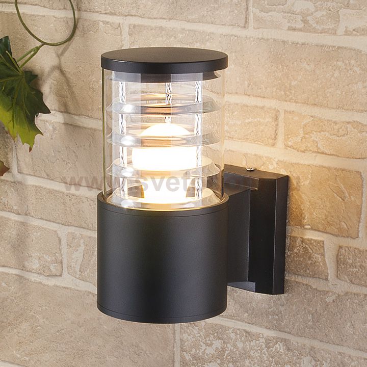 Уличный настенный светильник 1408 TECHNO черный Elektrostandard