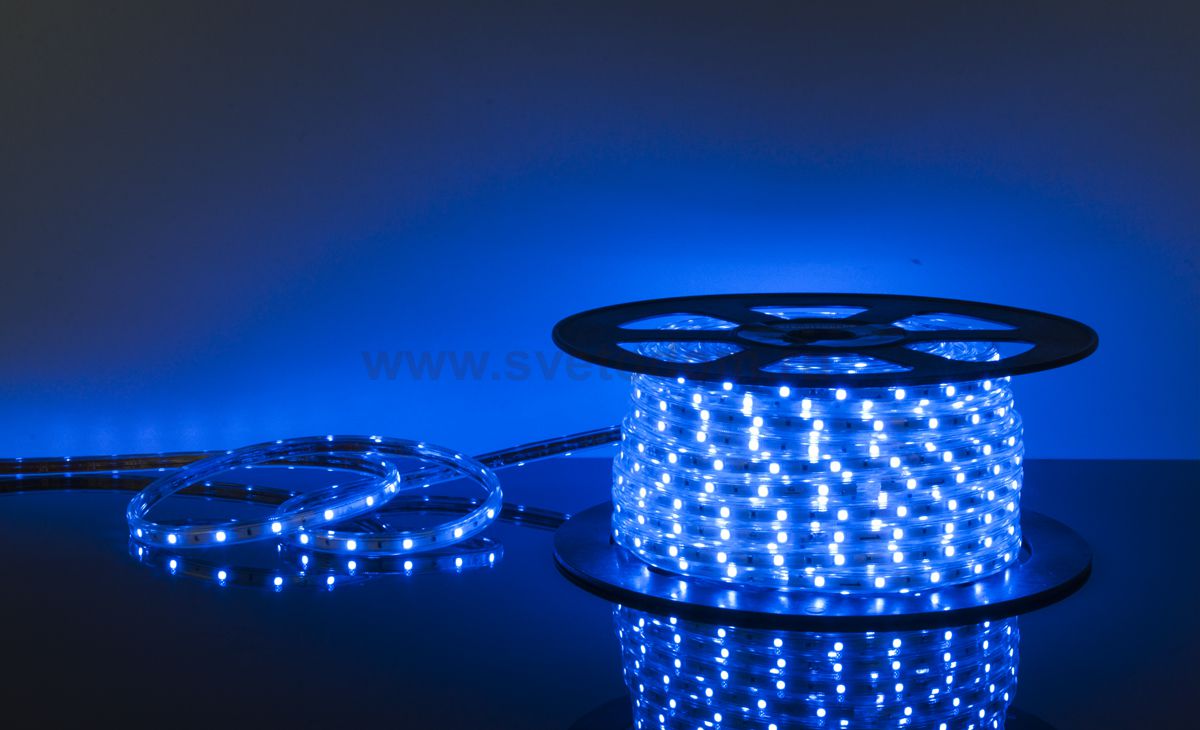 Светодиодная лента Elektrostandard LSTR002 220V 7,2W IP65 синий