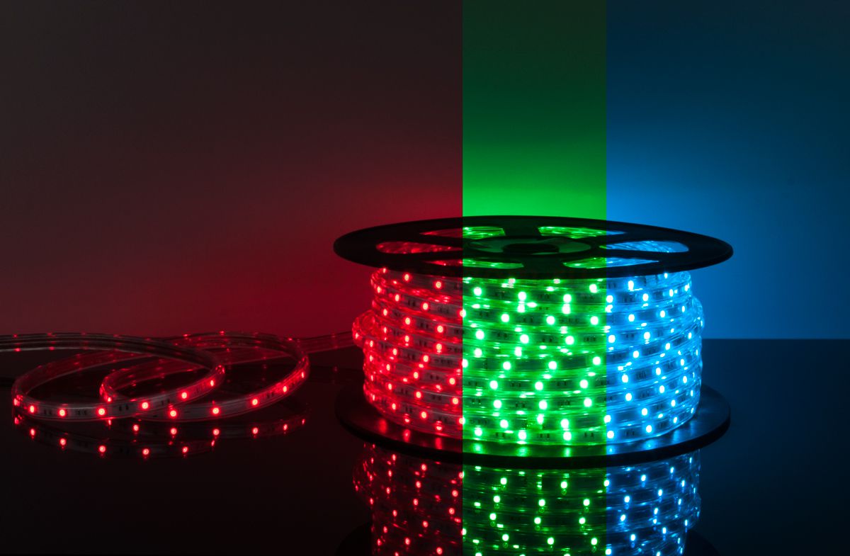 Светодиодная лента Elektrostandard LSTR002 220V 7,2W IP65 мульти